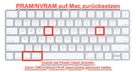 Mac NVRAM zurücksetzen