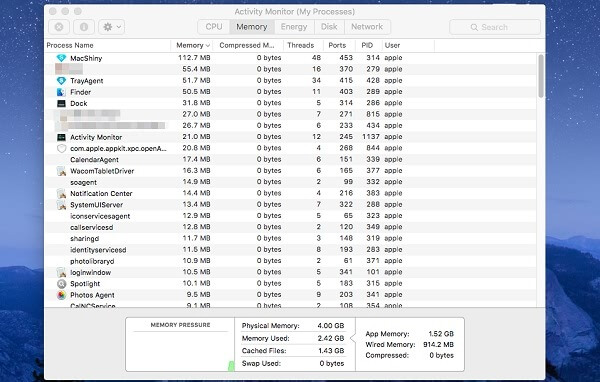 Mac End Process on Activity Monitor