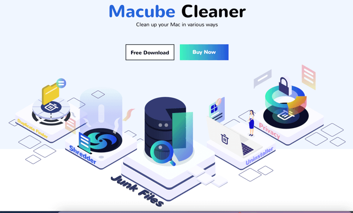 Macube Cleaner Page