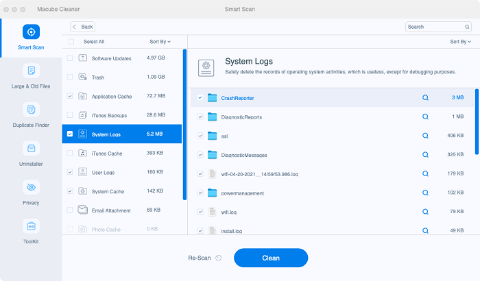 Clean System Logs on Mac | erase macbook