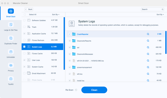 macbook system storage how big should it be