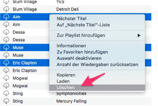 iTunes Duplikate löschen