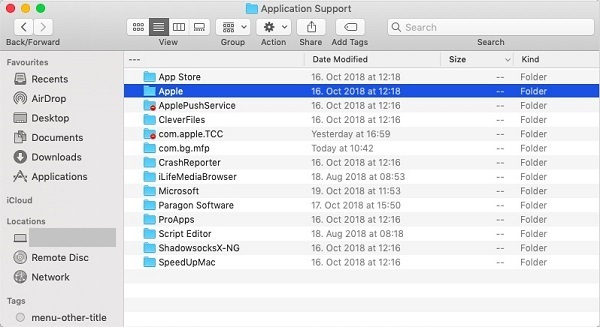 Delete System Files Mac