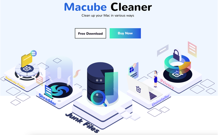 Download Page of Macube Cleaner