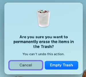 Empty Trash Mac | delete Space on Mac