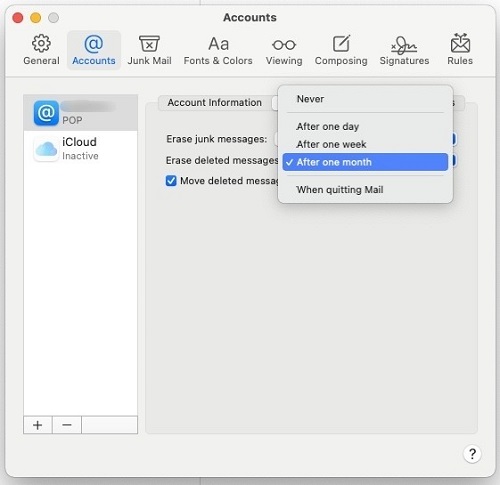 Erase Deleted Messages | Free up Space on Mac