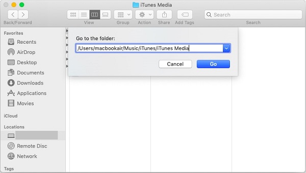 iTunes Media Folder