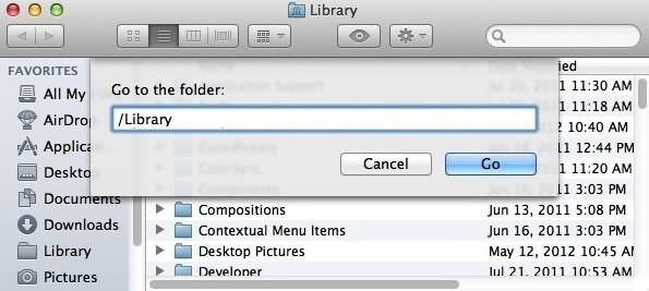 Mac Go to Folder