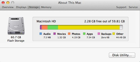 Mac hard Drive Storage