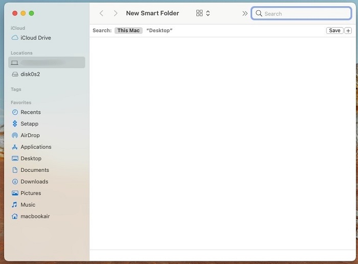 New Smart Folder Interface