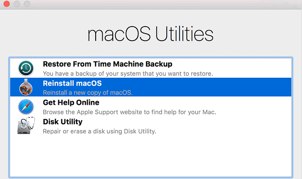 Reinstall macOS | erase macbook
