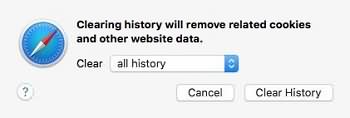 Safari Clear History