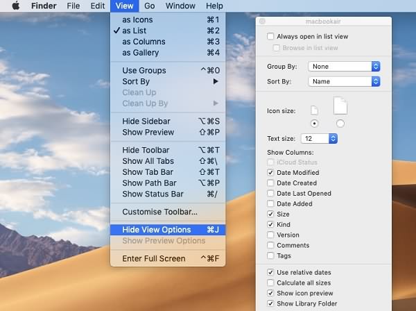 Show Library Folder on Mac