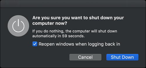 Shut Down Mac