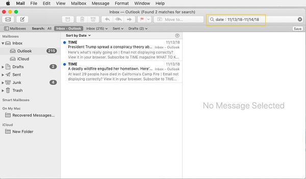 how to delete multiple emails on mac mail