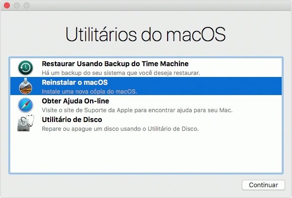 Reinstalaro mac OS