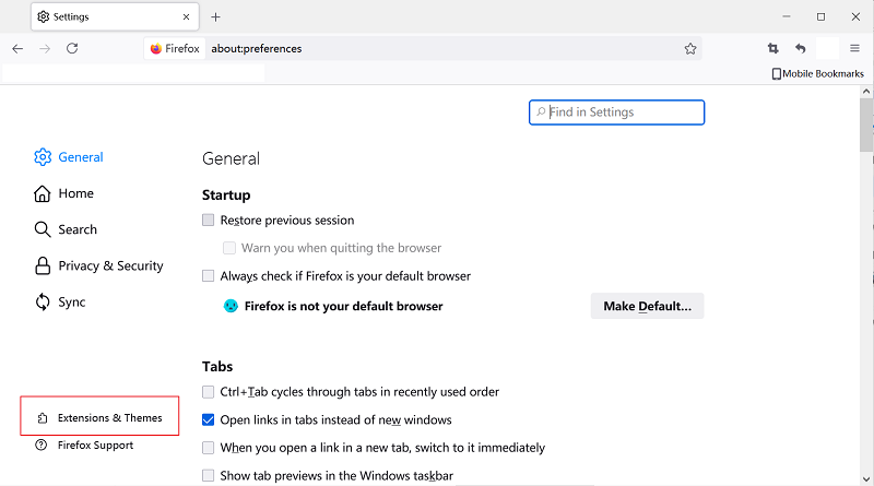 Remove Extensions in Firefox Settings | delete extensions plugins mac