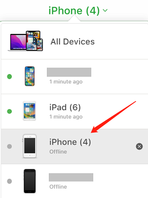 Select All Devices