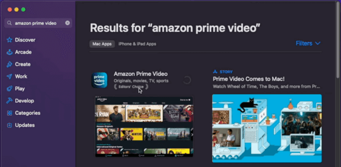  Amazon Prime Video app on app store