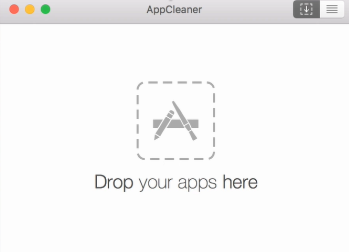 Интерфейс удаления приложений App Cleaner