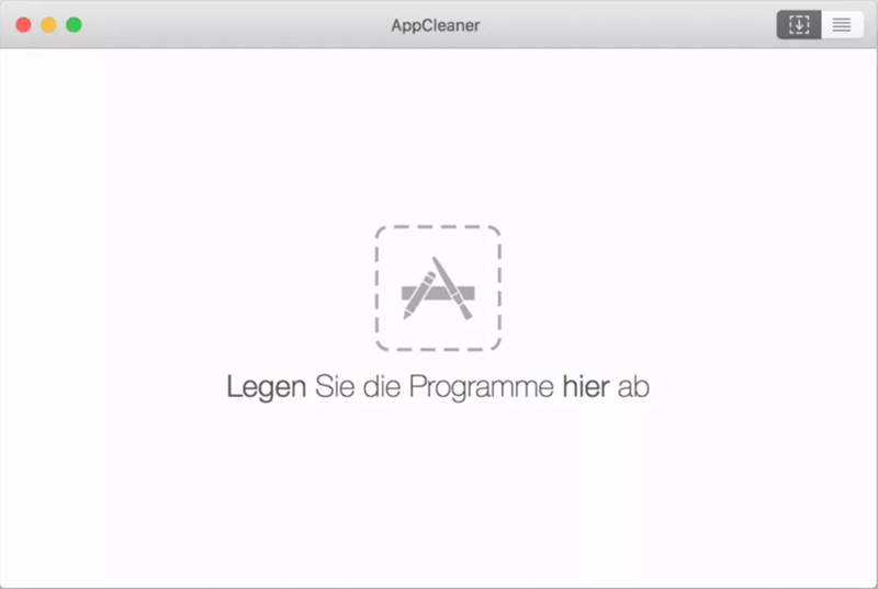 AppCleaner als App Uninstaller fuer Mac