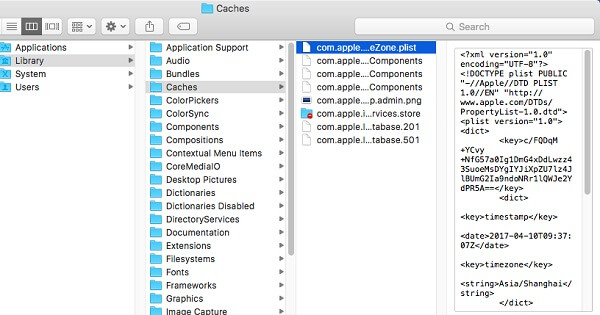 Delete Caches Files Mac