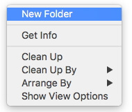 Ceate New Folder Mac | organize files mac