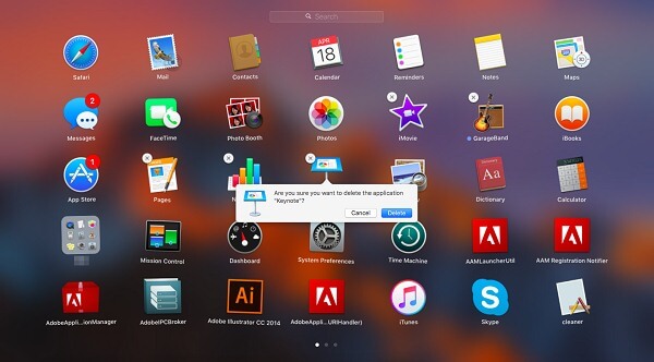 how to delete apps on mac that is running in background