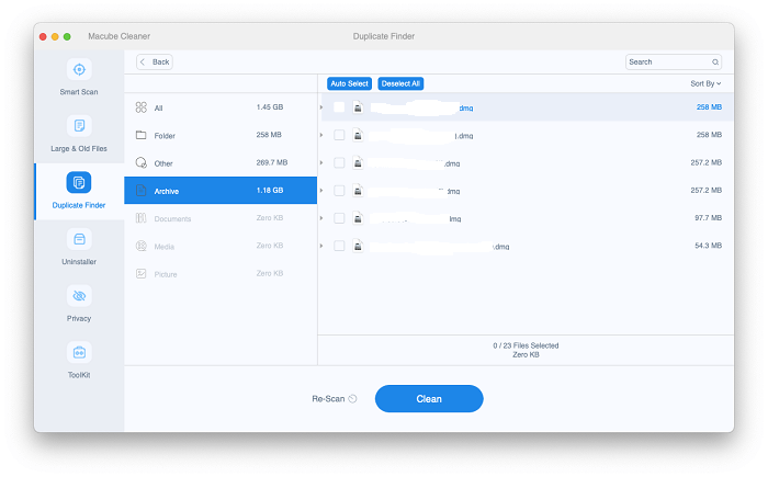 Macube Find Duplicate Files