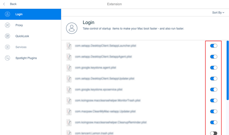 Extension Login Proxy