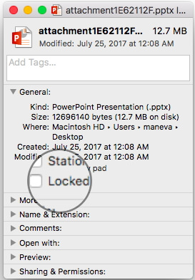 Mac Lock A File