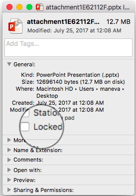 Mac Lock A File | arrange files on your mac