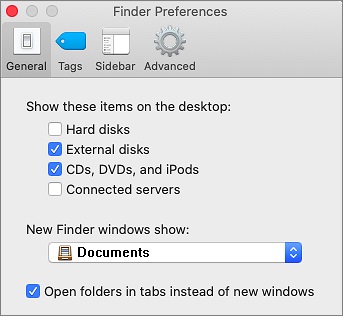 Finder で使用されるメモリを削減