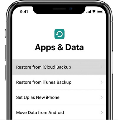 Restore iPhone from Backup