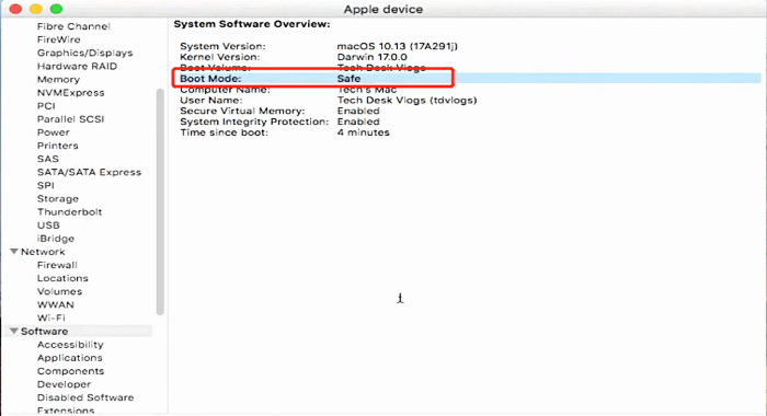 Safe Mode on Mac