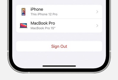 Sign Out Apple ID on iPhone